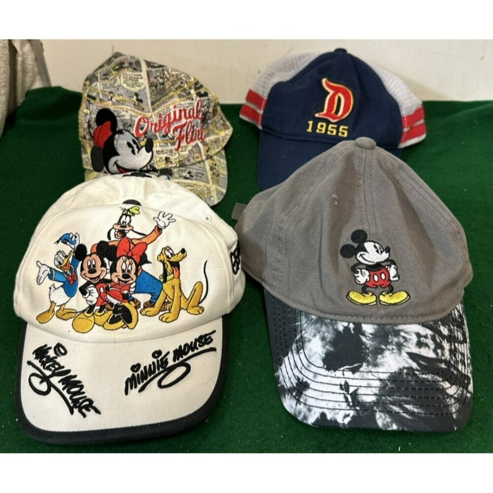 Disney Mickey Mouse Youth Baseball Caps Adjustable Hat Embroidered